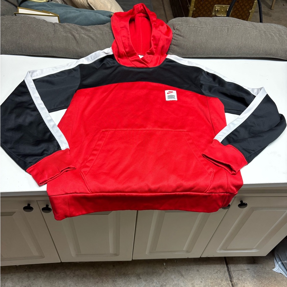 Nike Red and Black Force Patch